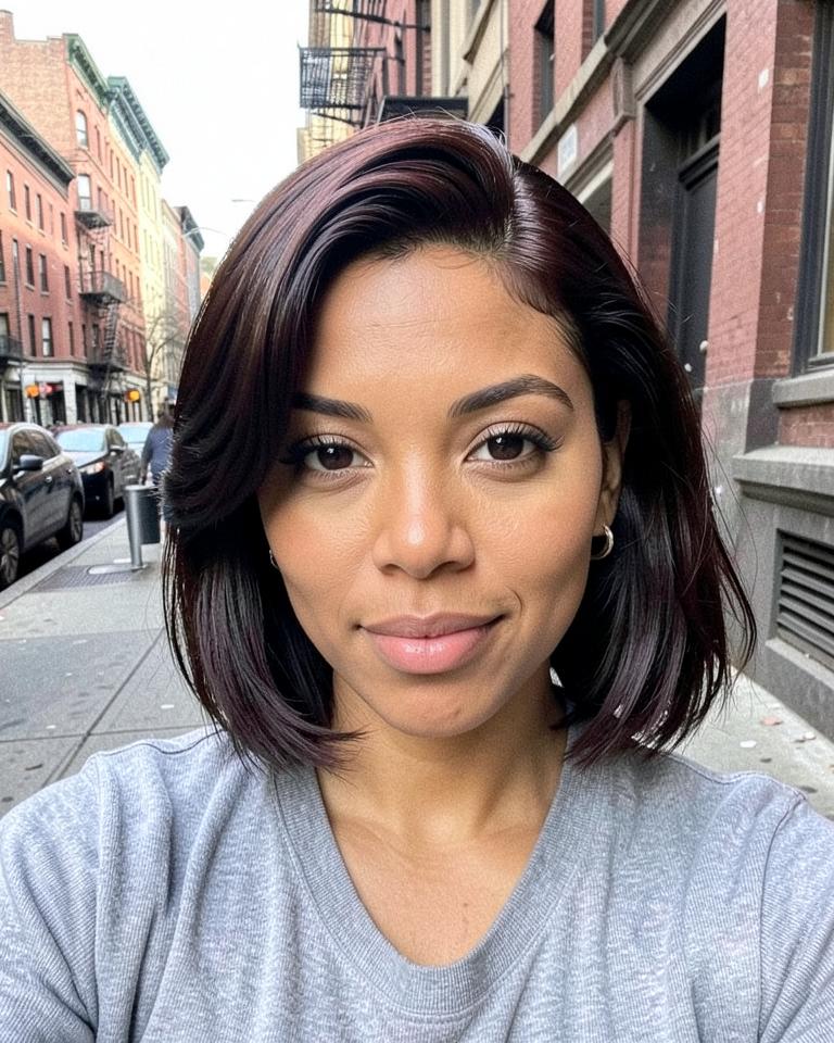 Dominican blowout hairstyle from Dominican Republic